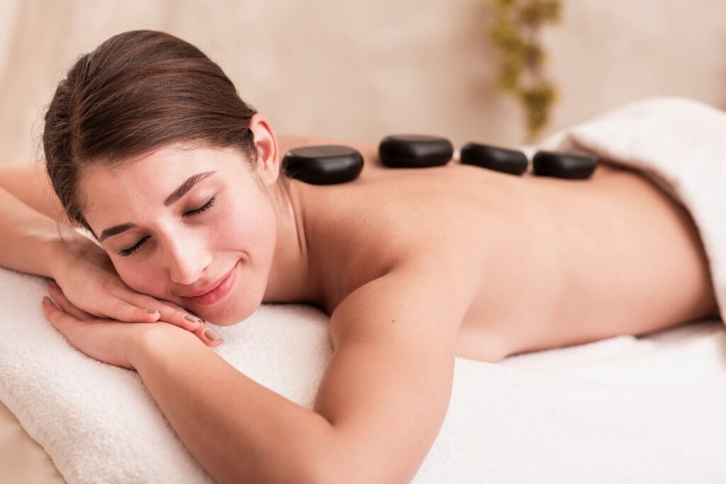 Hot stone massage
